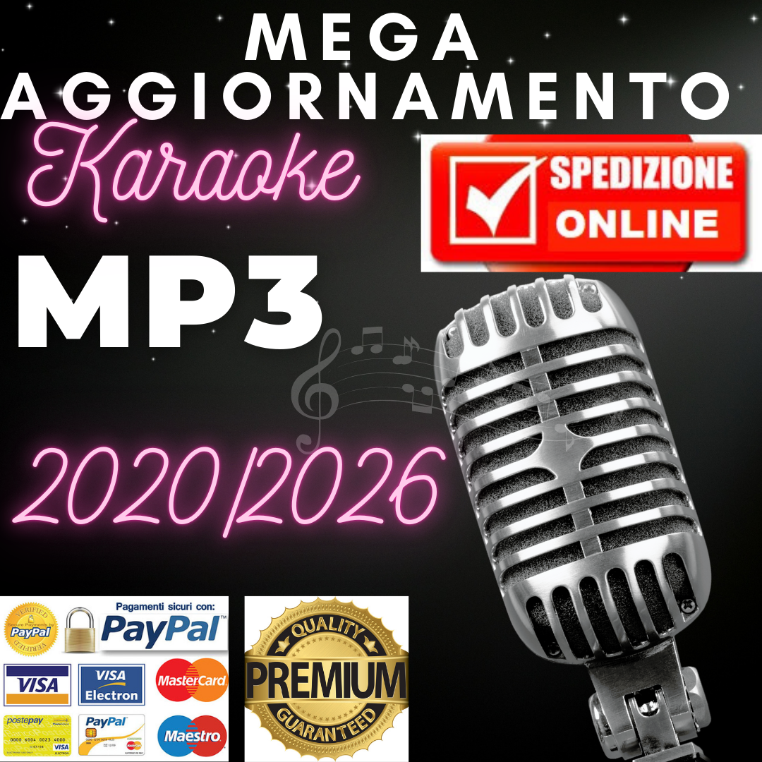 AGGIORNAMENTI OLTRE 6000 BASI MUSICALI-KARAOKE MP3 TOP NO MIDI - 2020/26