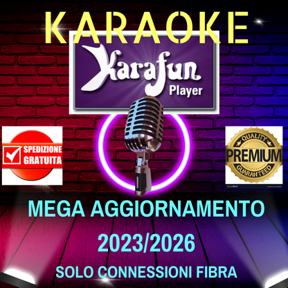 BASI KARAOKE PROFESSIONALI VERE KARAFUN CON CORI QUALITA' TOP AGGIORNAMENTI + SANREMO