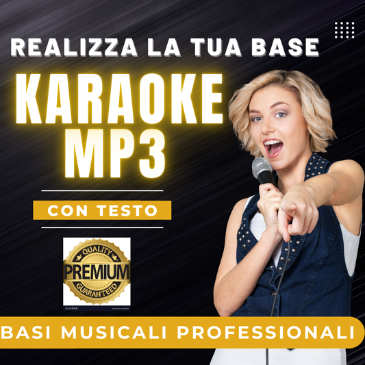 REALIZZA LA TUA BASE MUSICALE PROFESSIONALE CON TESTO E CORI